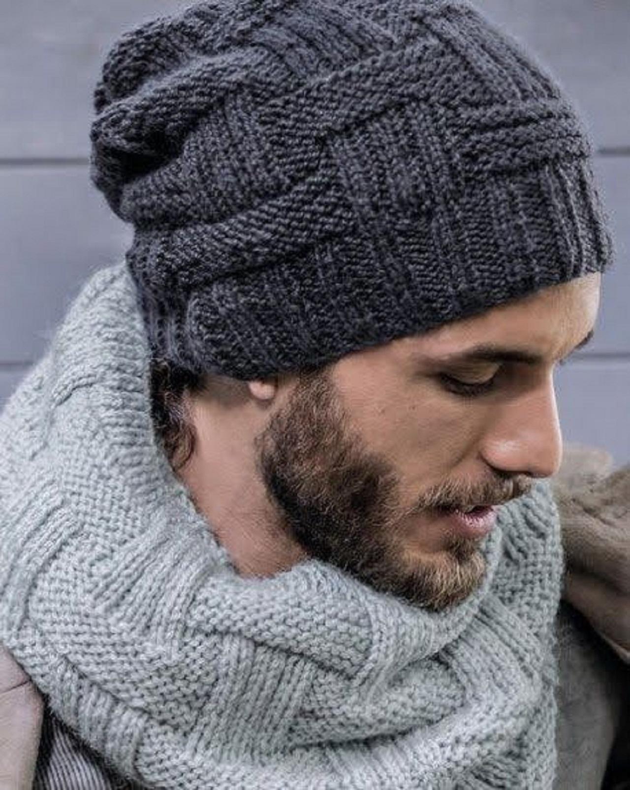 مدل کلاه بافتنی پسرانه ست زمستانی  5
