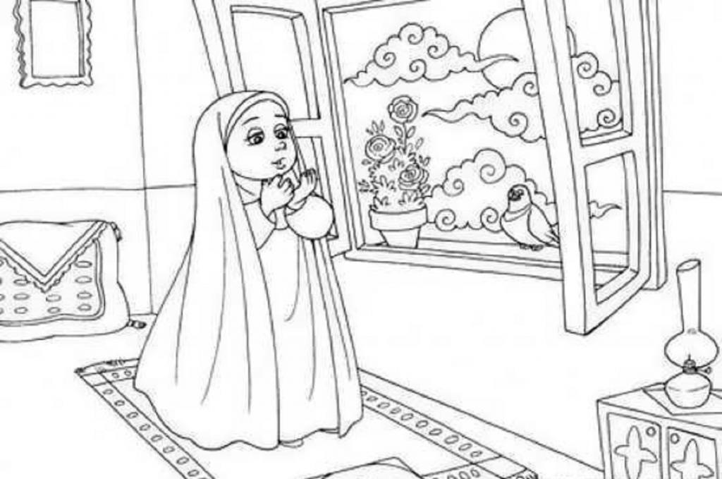 نقاشی ماه رمضان در عید نوروز 5