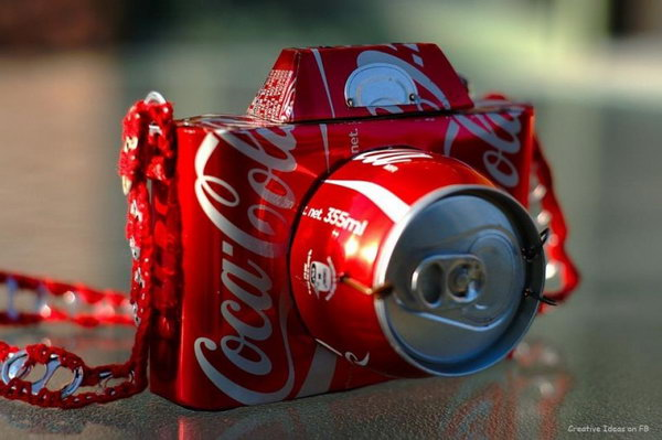 دوربین از قوطی کوکاکولا