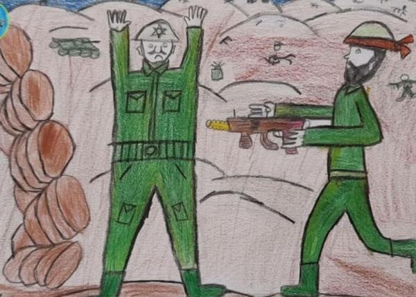 نقاشی روز ارتش کودکانه 2