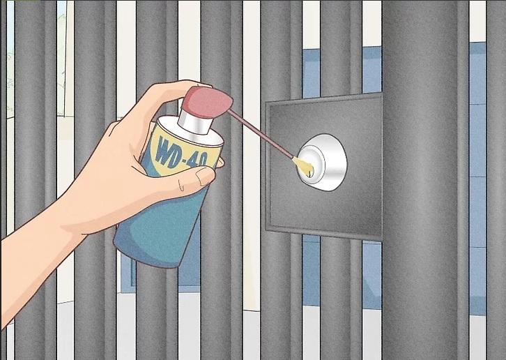 جلوگیری از یخ زدن قفلهای فضای باز 1