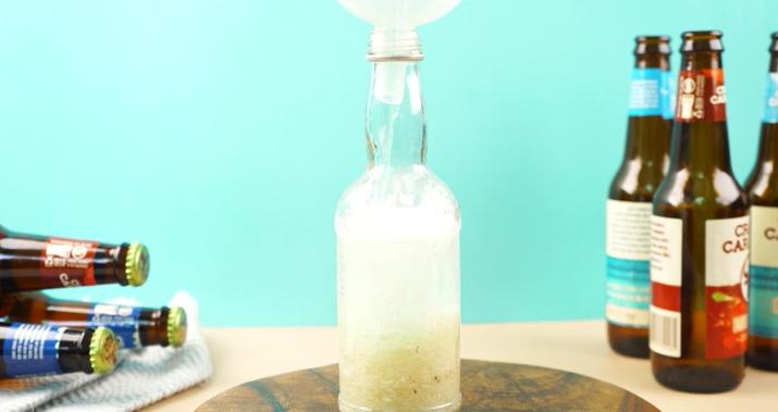 نحوه تمیز کردن بطری شیشه ای 7