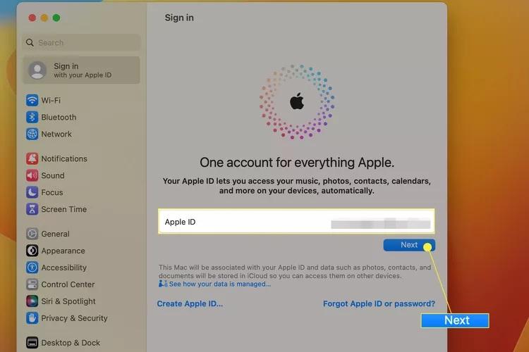 نحوه ورود به اپل آیدی دیگر در مک 1