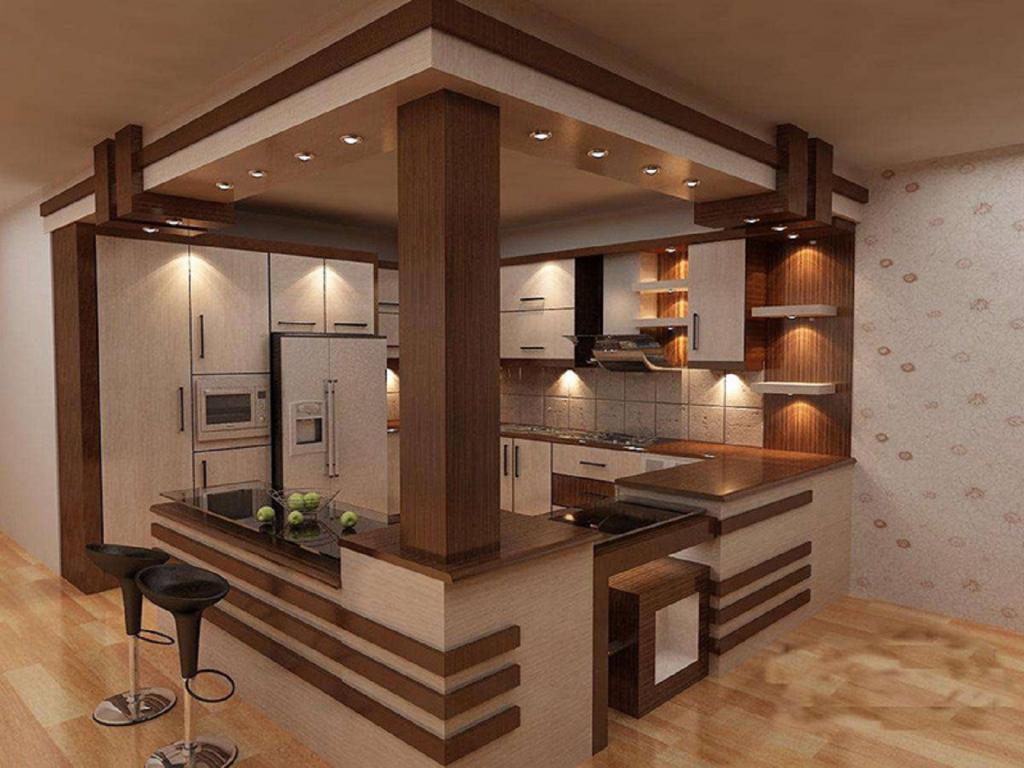  3 مدل کابینت آشپزخانه دو طرفه