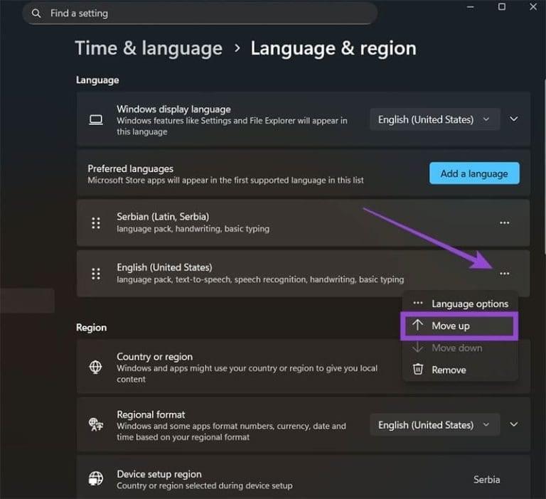رفع مشکل زبان ورد 3