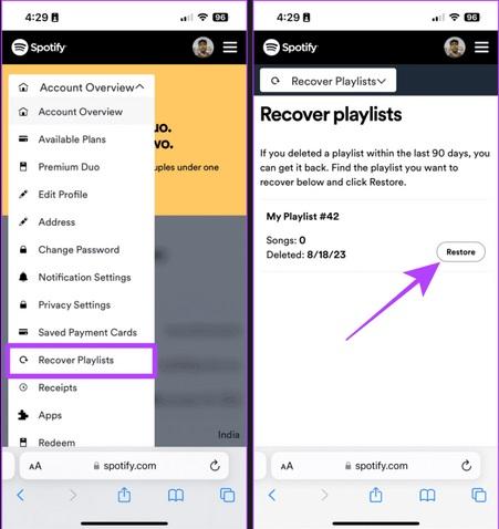 نحوه بازیابی لیست های پخش حذف شده در Spotify