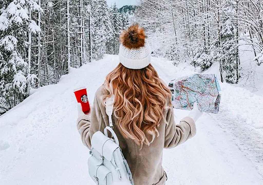 عکس دخترونه زمستانی با کیفیت بالا