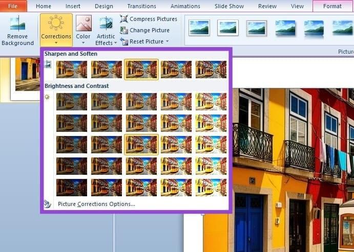  ابزارهای ویرایش عکس در پاورپوینت 3