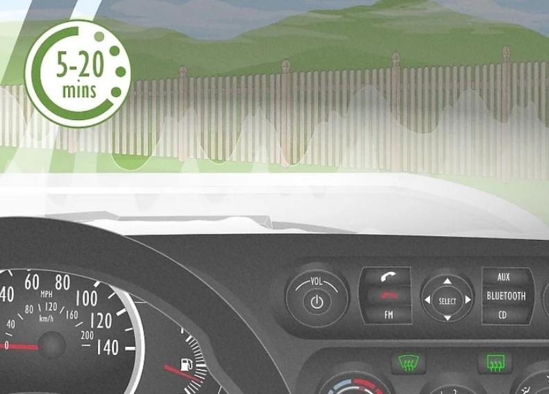 نحوه‌ی استفاده از یخ‌زدای خودرو 8