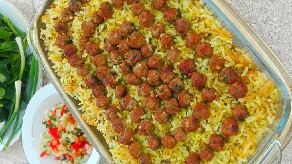 طرز تهیه کلم پلو خوشمزه و مجلسی رستورانی به روش شیرازی اصل