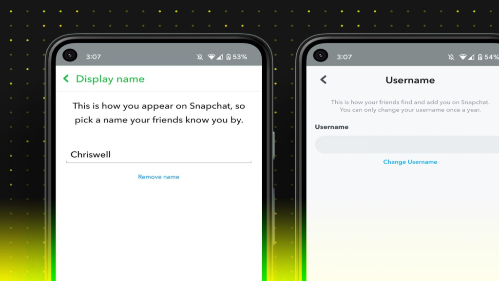 چگونه نام کاربری اسنپ چت را عوض کنیم؛ تغییر یوزرنیم و نام نمایشی snapchat
