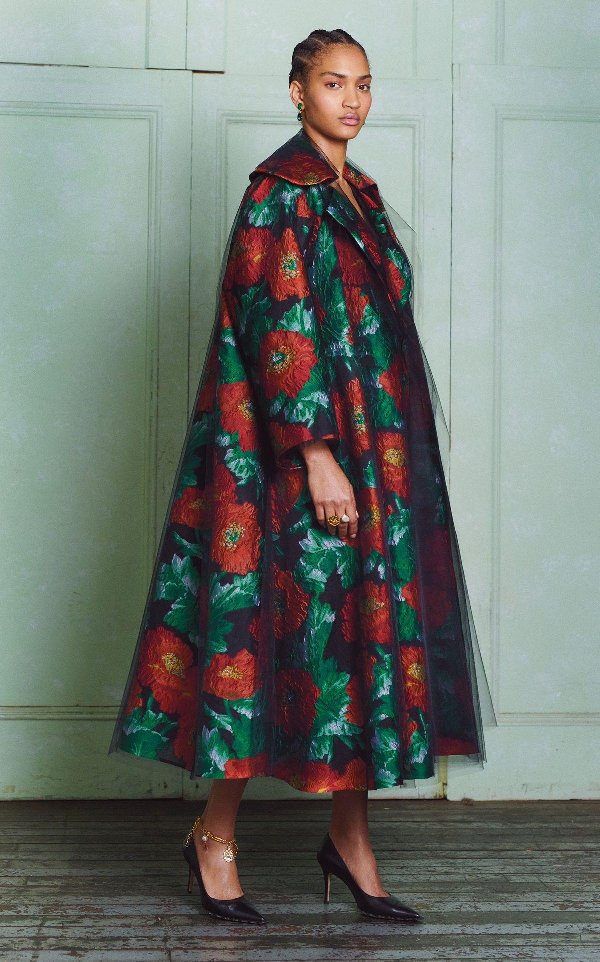 مدل مانتو ژاکارد مجلسی 1