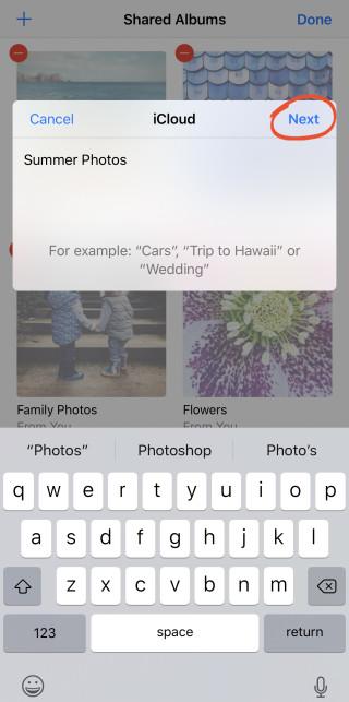 نحوه استفاده از  iCloud photo sharing در ایفون یا ایپد