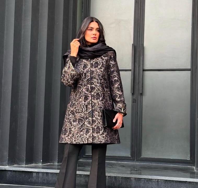 مدل مانتو ژاکارد مجلسی 3