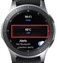 فعال و یا غیرفعال NFC در ساعت هوشمند سامسونگ4