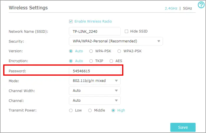 رفع خطای the network key is not correct3