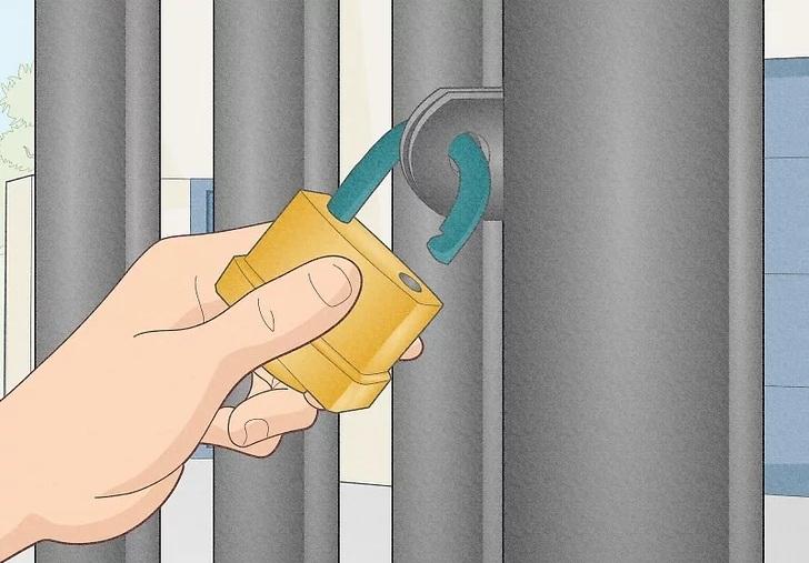 جلوگیری از یخ زدن قفلهای فضای باز 7