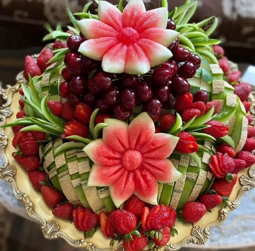 تزیین شب یلدا برای عروس ساده