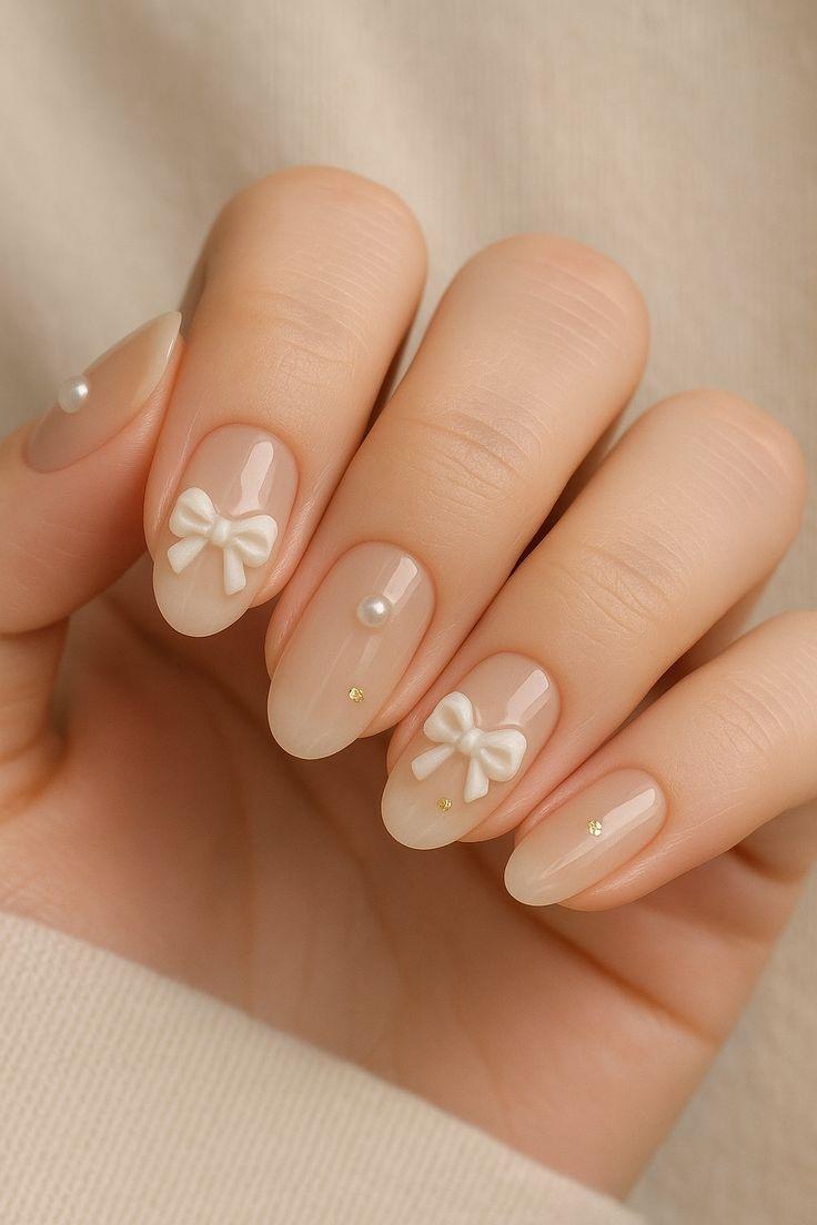 مدل ناخن کروم با پاپیون 4