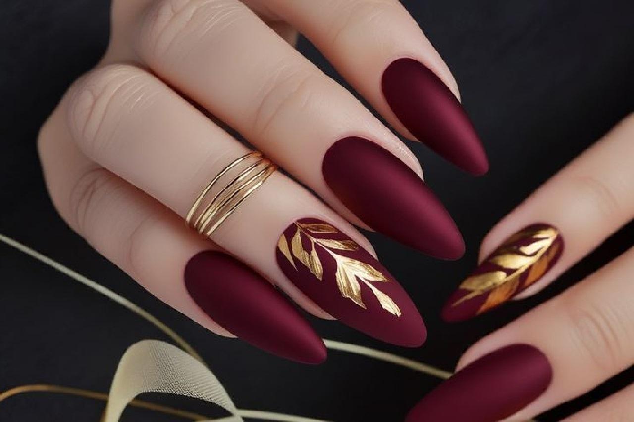 ایده ناخن یلدایی لاکچری 1