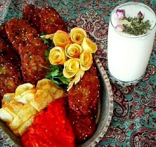 تزیین کتلت برای روز جهانی غذا 2