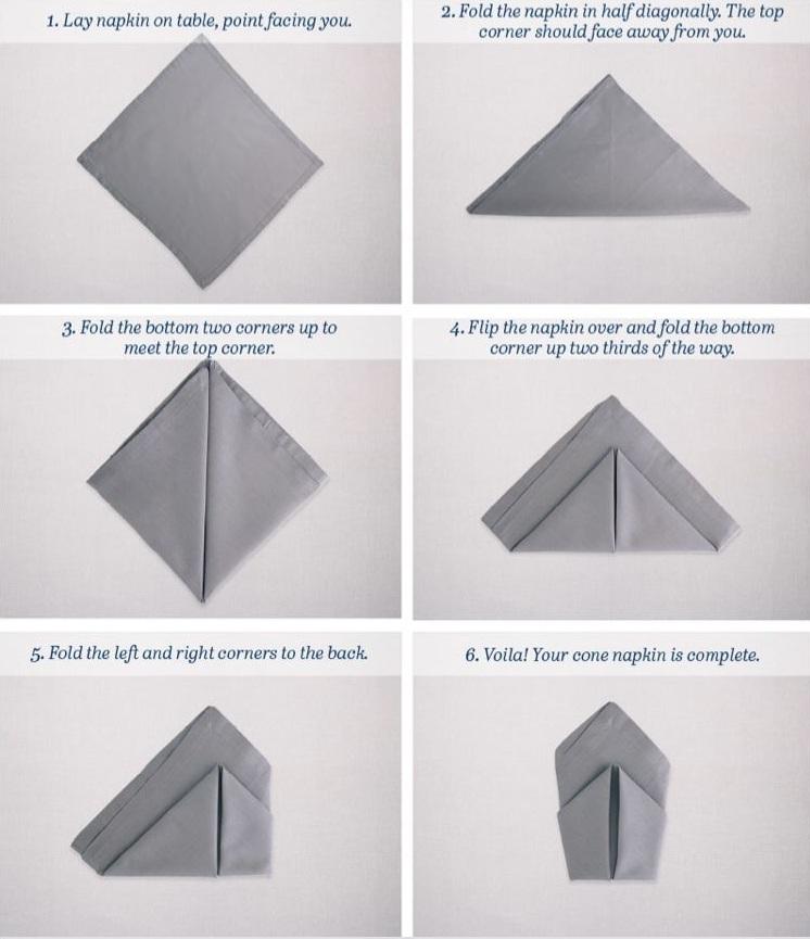 آموزش تا کردن دستمال کاغذی ساده 3