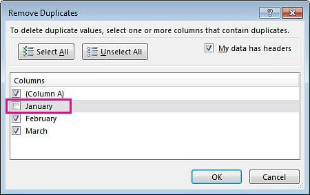 مشکلات حذف موارد تکراری از داده های خلاصه شده یا جمع آوری شده اکسل 3