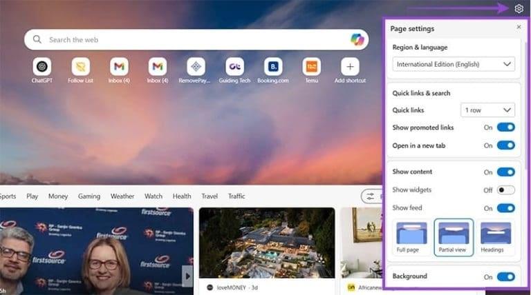 شخصی سازی Microsoft Edge از طریق افزودن لینک های سریع 