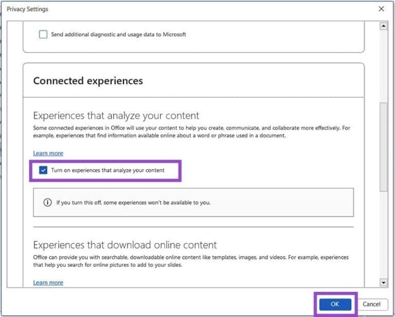 نحوه رفع مشکل کار نکردن Copilot در MS Office 8