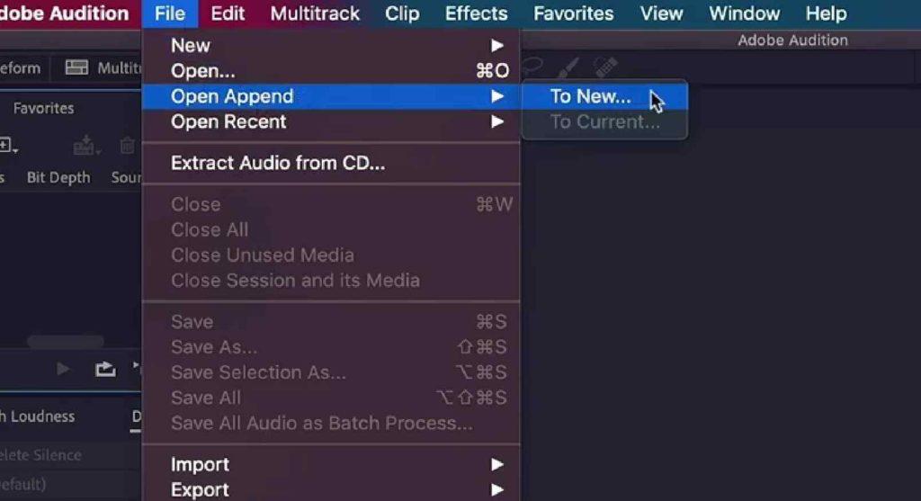  نحوه ادغام چندین فایل صوتی در ویندوز؛ استفاده از Adobe Audition/1