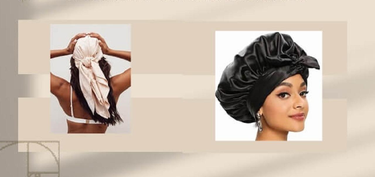 استفاده از کلاه یا شال ساتن یا ابریشمی برای موهای فر