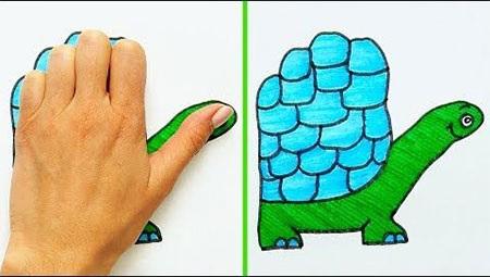 نقاشی با دست بسته 2
