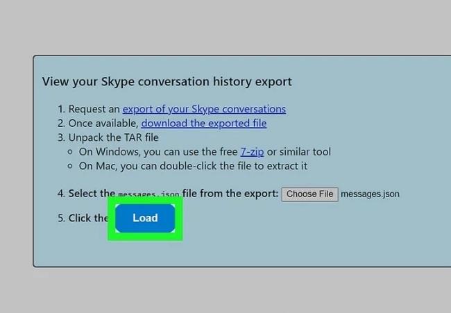 نحوه ذخیره یک چت متنی در اسکایپ 21