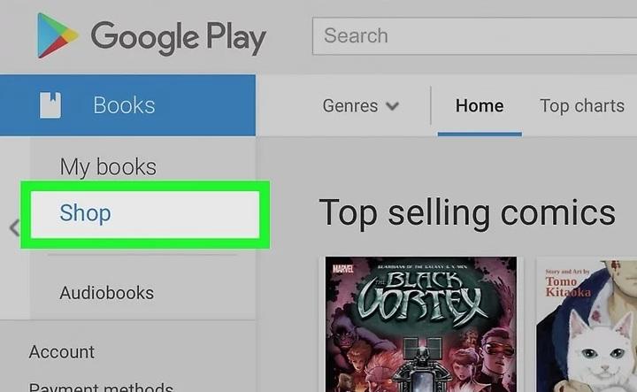 نحوه  خرید کتاب در گوگل پلی 2