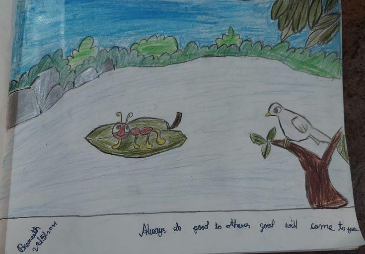 ساخت کتاب داستان با نقاشی برای مدرسه 3