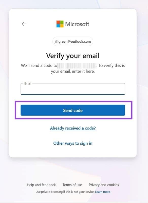 رفع خطای ورود پس از ریست پسورد مایکروسافت 5