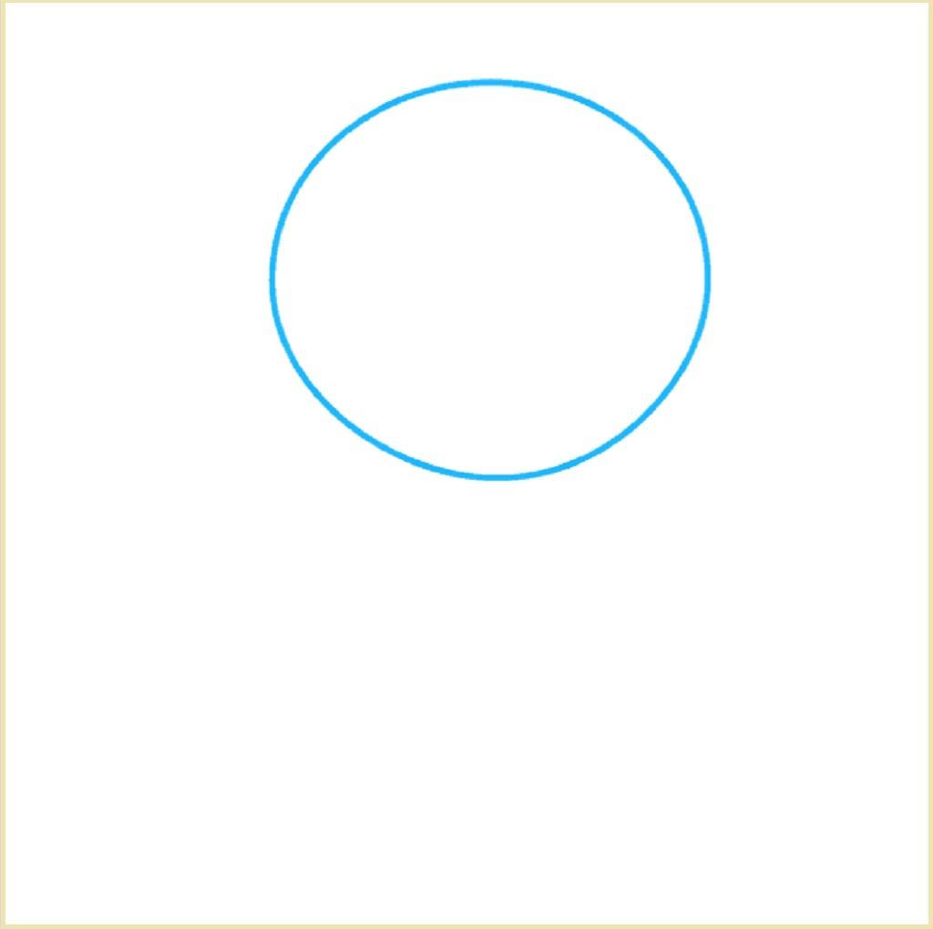 طرز کشیدن نقاشی خرس تدی با دایره