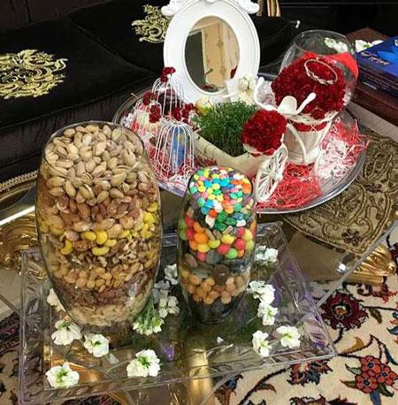 تزیین میز عید نوروز برای عروس25