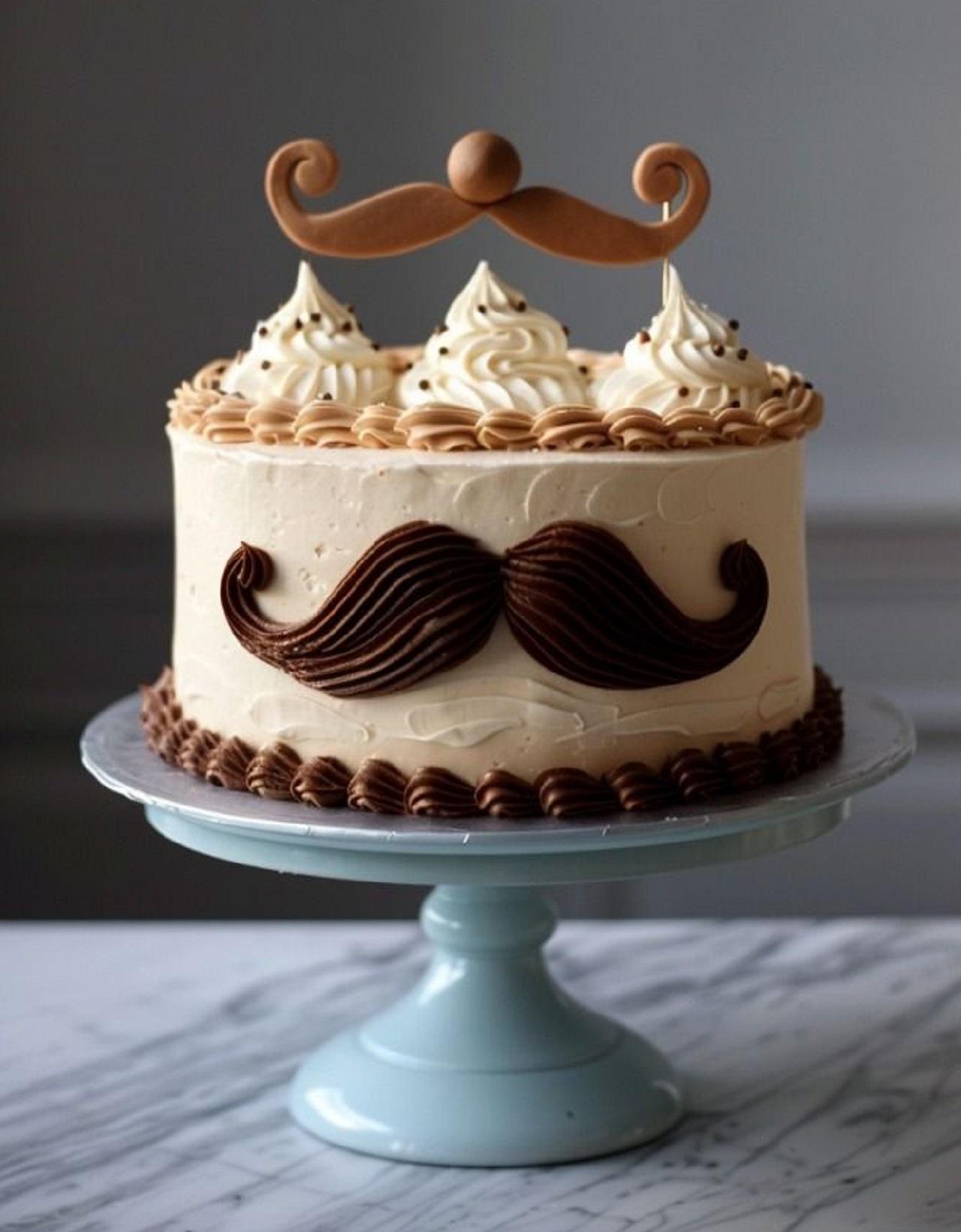 مدل کیک روز مرد کلاسیک و ساده 5