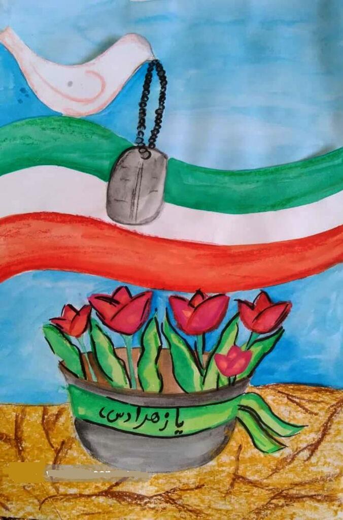 نقاشی کودکانه آزادسازی خرمشهر3