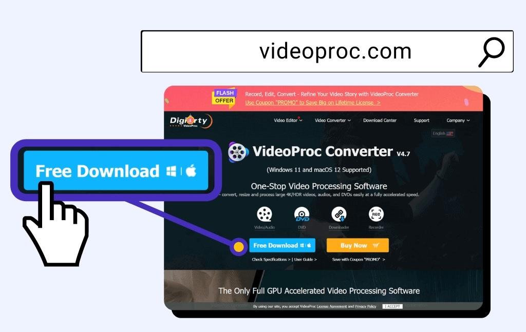 برنامه VideoProc