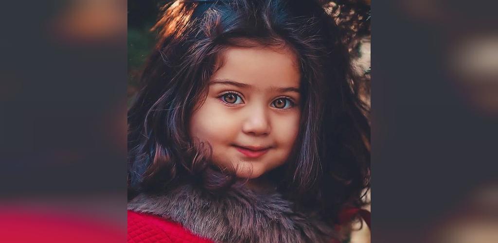 تصاویری از دختر بچه های زیبا و ناز با چشم های رنگی و جذاب