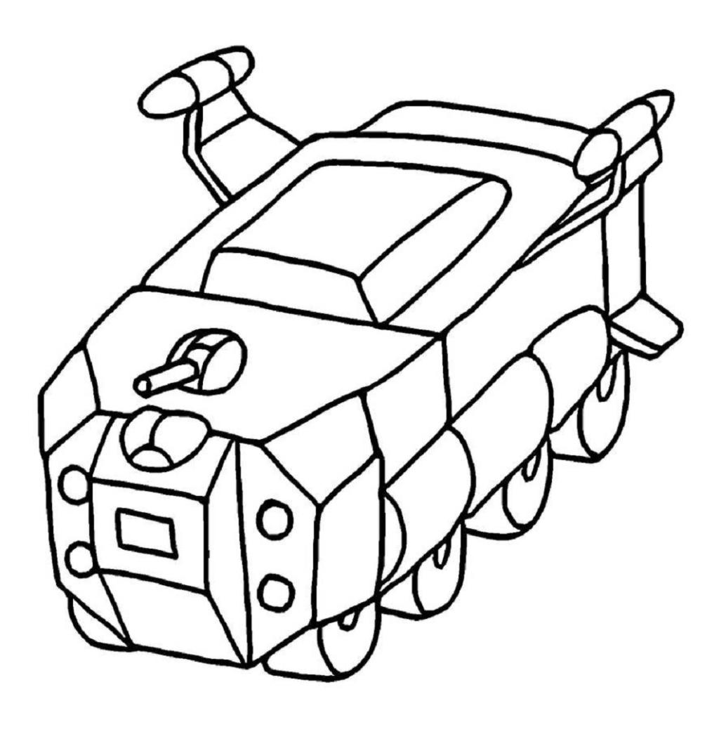مدل نقاشی ماشین جنگی2