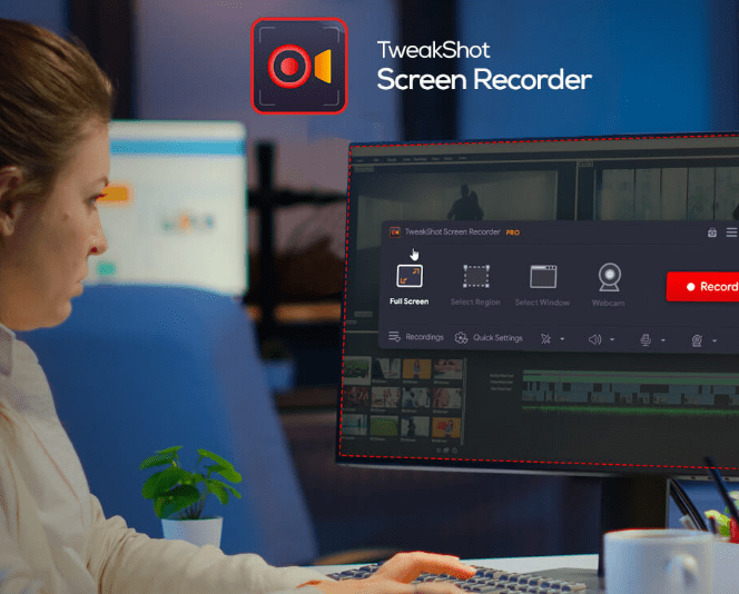 TweakShot Screen Recorderابزاری کامل برای ضبط صفحه
