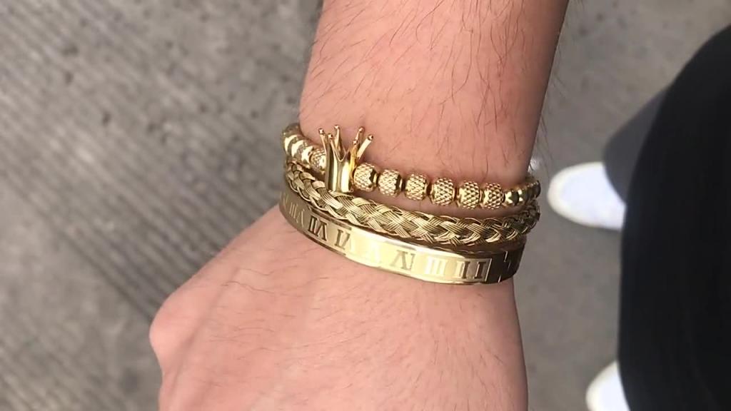  10 مدل دستبند طلا مردانه