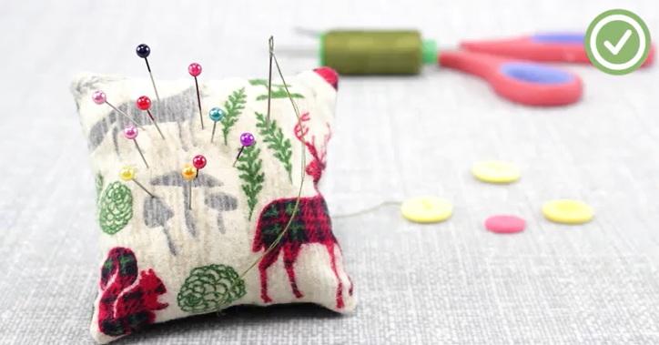 نحوه درست کردن بالشتک سوزن 5