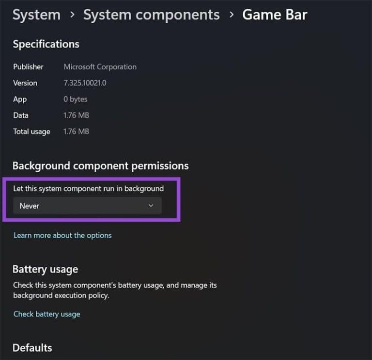 نحوه حذف Xbox Game Bar در ویندوز 11 4