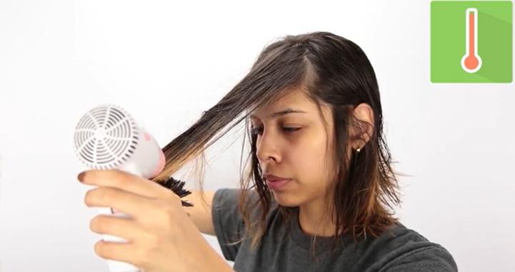 نحوه حجم دادن به موها 6