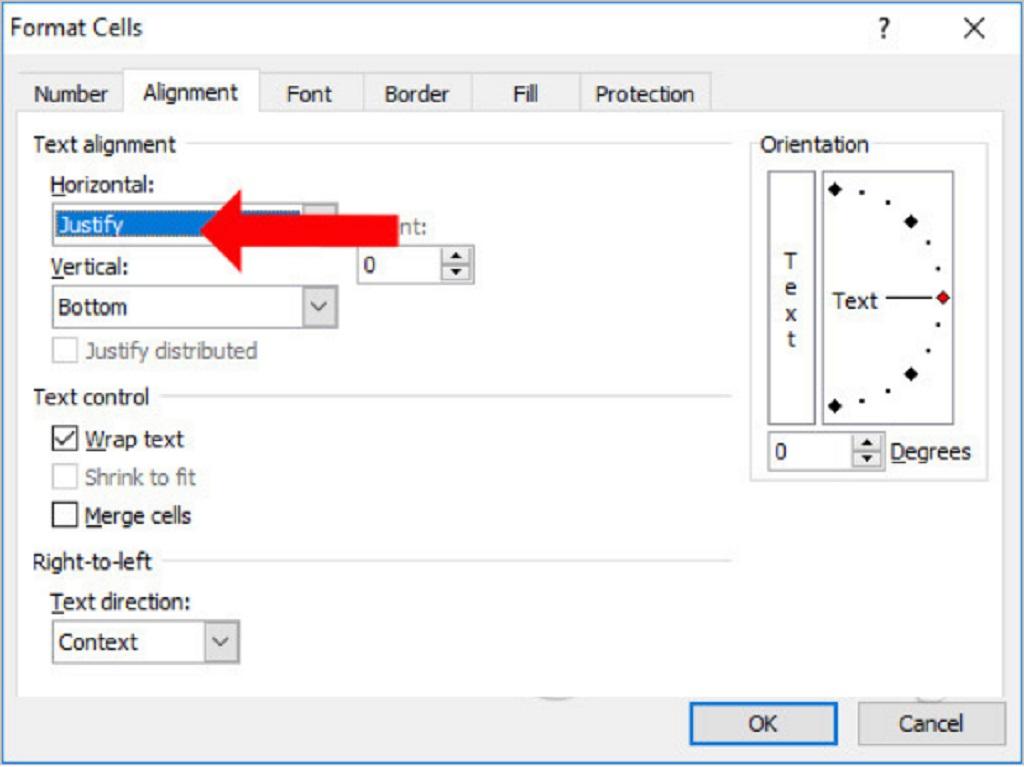 ویرایش متن در اکسل با Format Cells 1