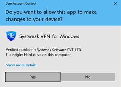 نصب و استفاده از برنامه Systweak VPN در کامپیوتر 2